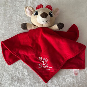 Baby Clarice Rudolph the Red-Nosed Reindeer Lovie Blanket Plush 2021 Keepsake
